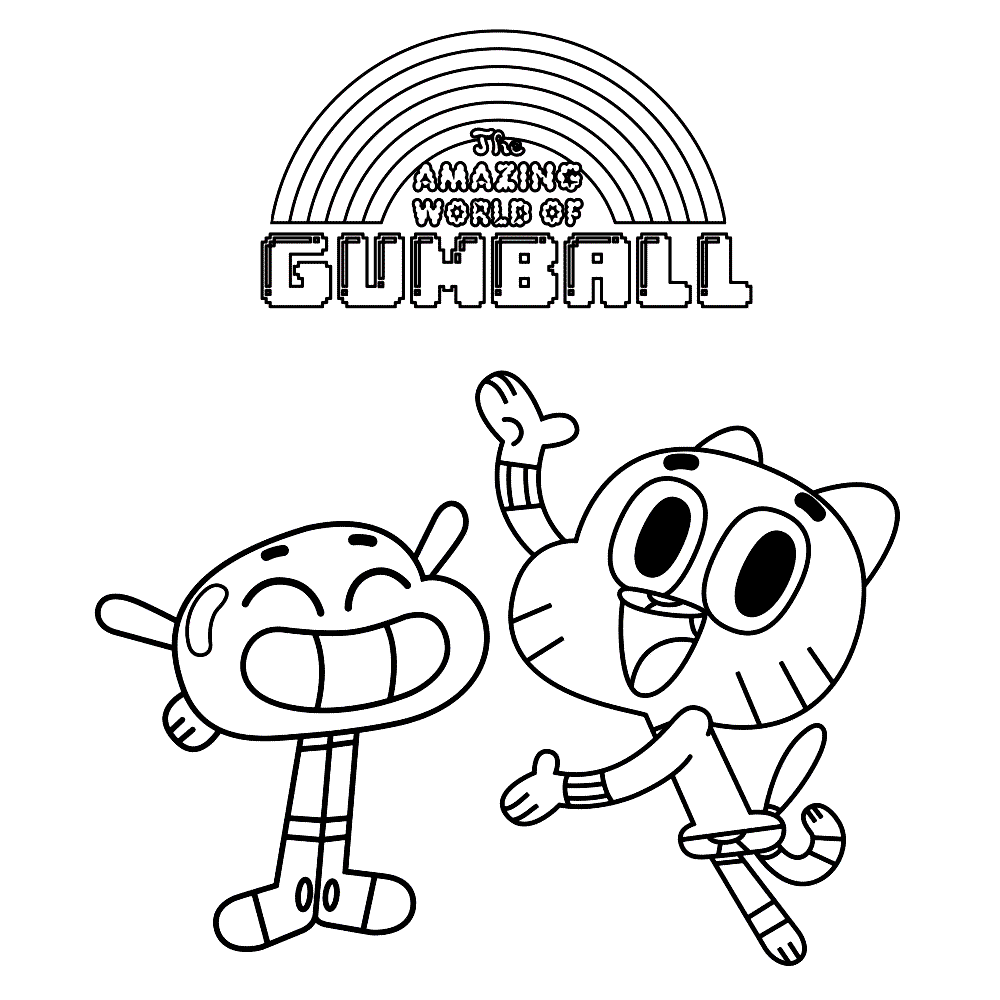 The Amazing World Of Gumball Coloring Pages
