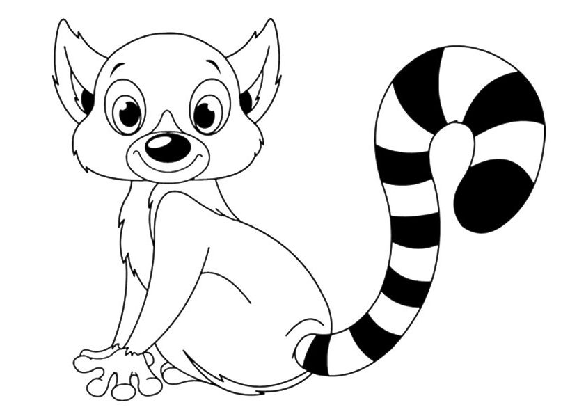 Lemur Coloring Pages - Best Coloring Pages For Kids