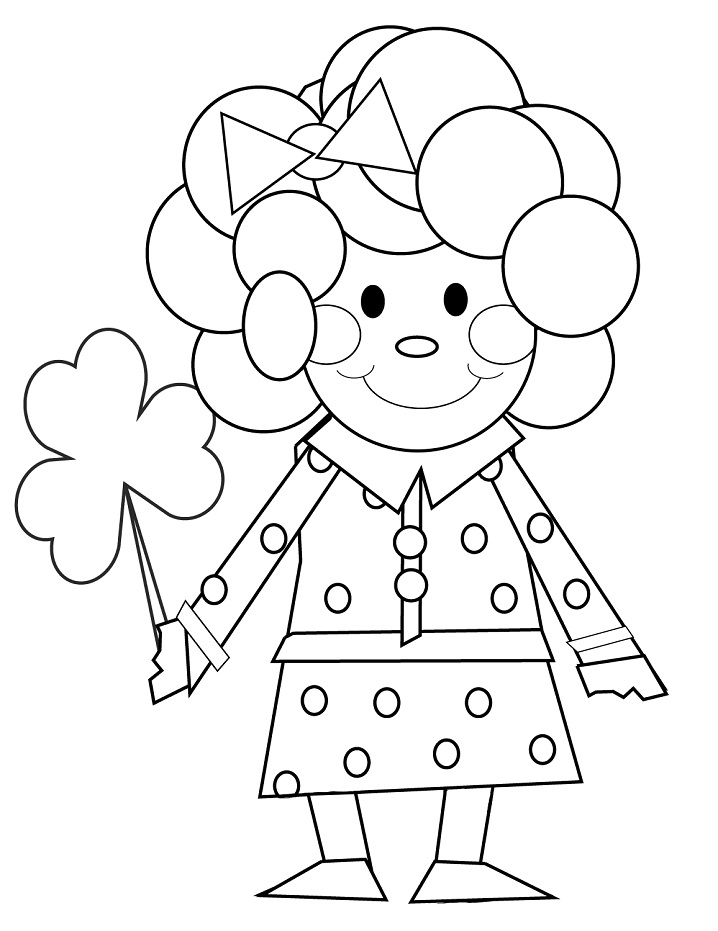 Girl Leprechaun Coloring Pages - Best Coloring Pages For Kids