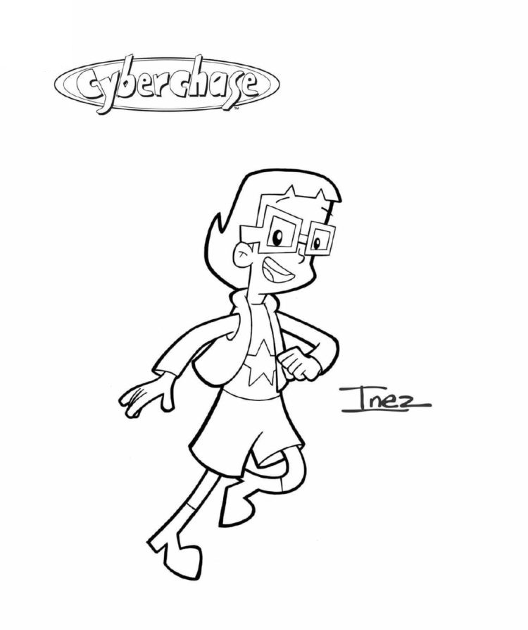Cyberchase Inez Coloring Pages