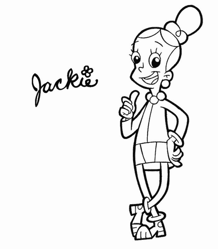 Cyberchase Jackie Coloring Pages