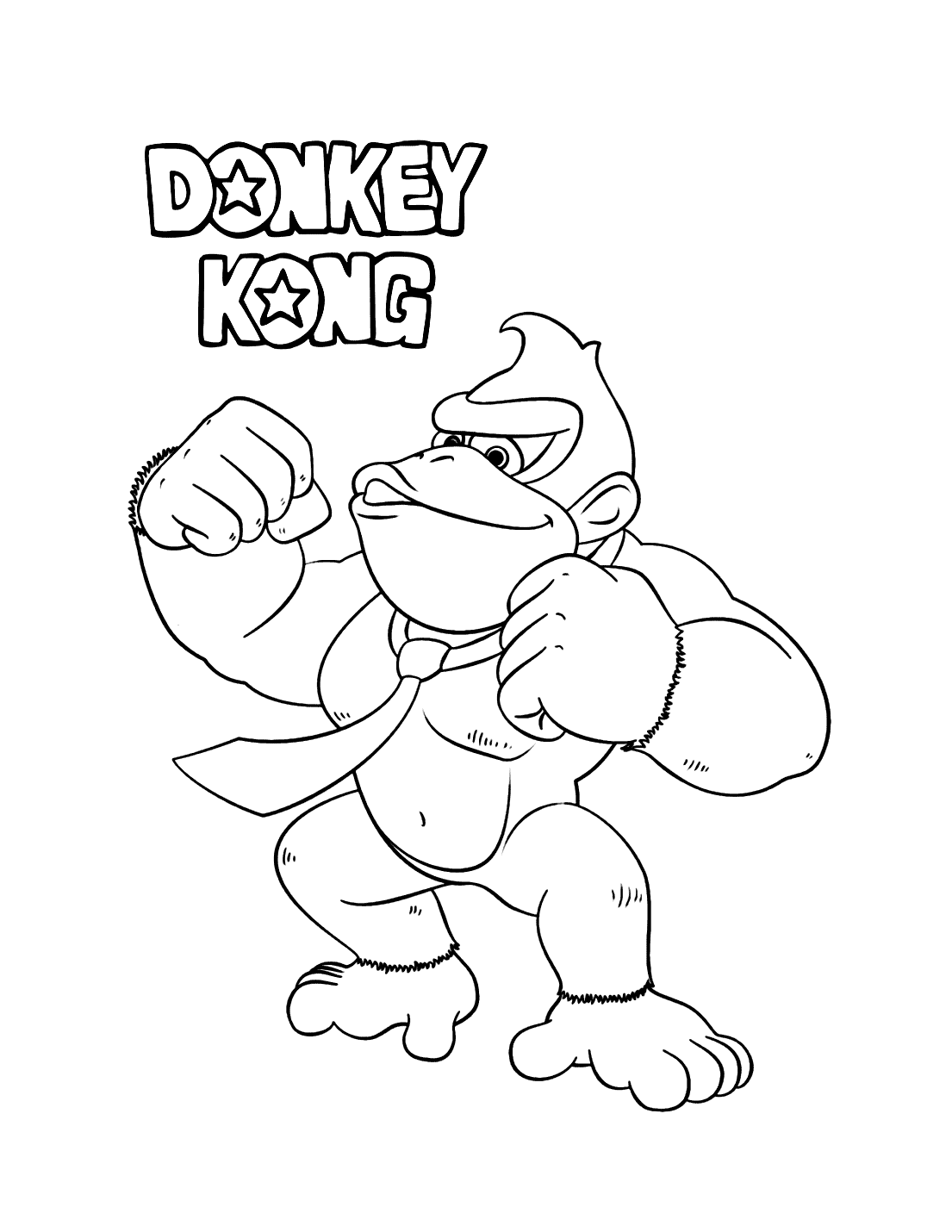 Donkey Kong Coloring Pages   Best Coloring Pages For Kids