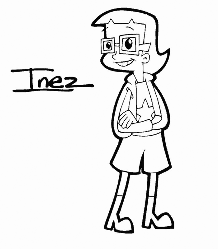 Inez Cyberchase Coloring Pages