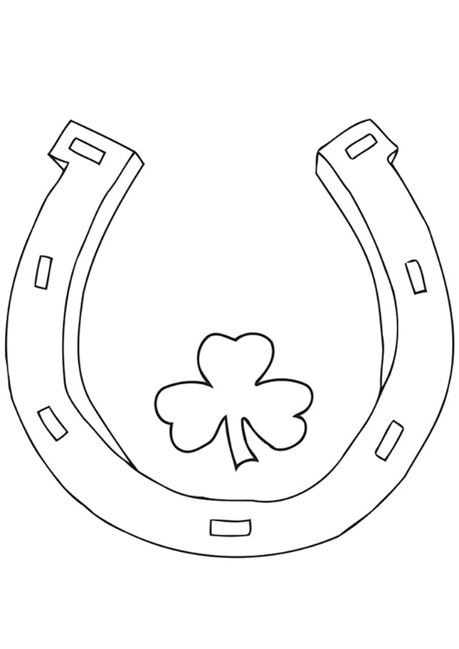 Luck Of The Irish Coloring Page