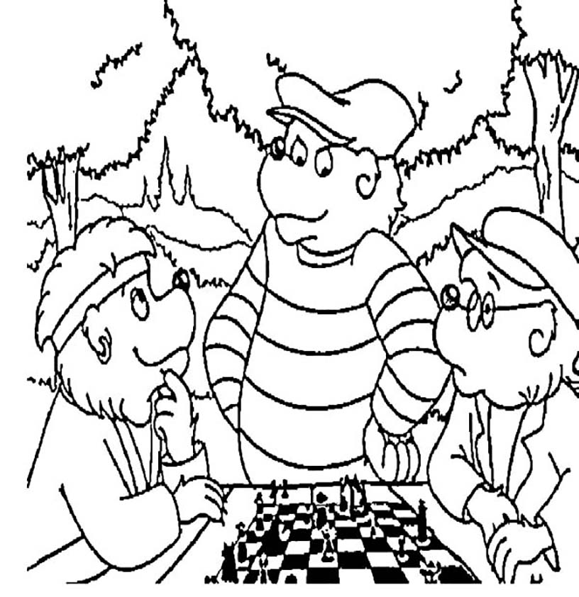Coloring Page chess pieces - free printable coloring pages - Img 25889