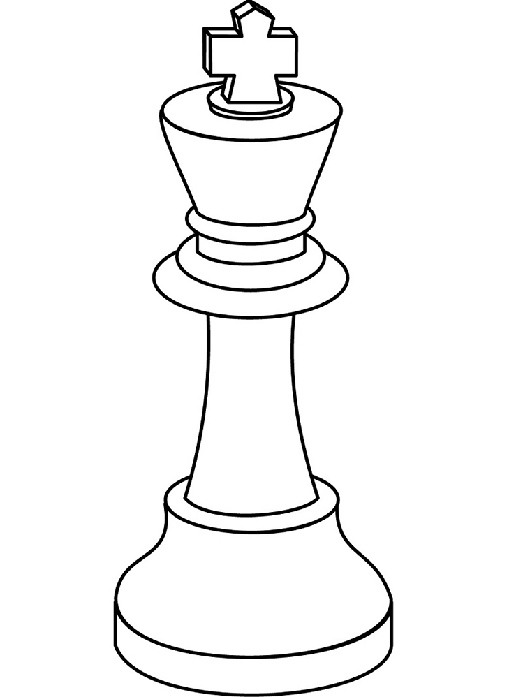 Chess coloring pages  Peças de xadrez, Páginas para colorir