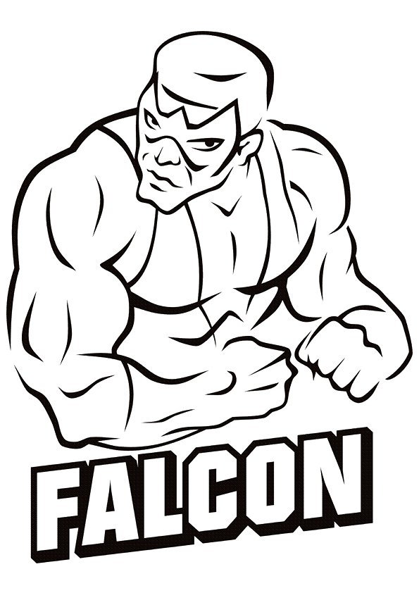 falcon marvel coloring pages falcon marvel coloring pages