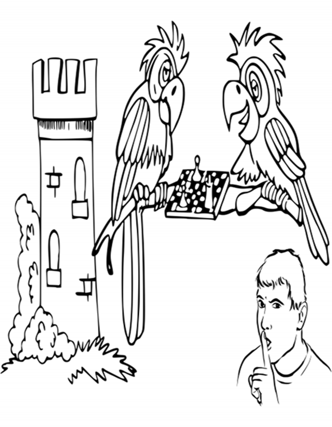 Coloring Page chess pieces - free printable coloring pages - Img 25889