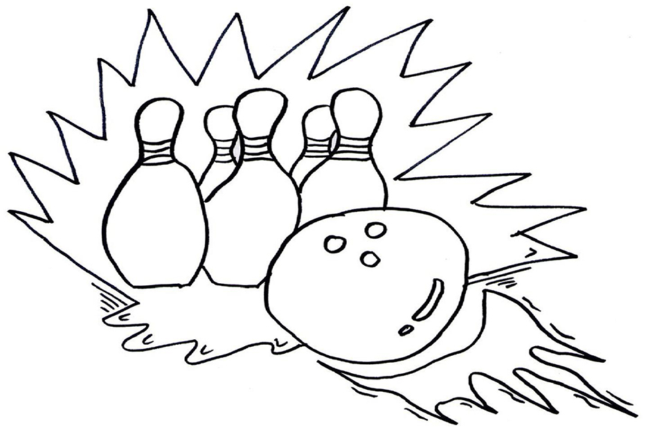 Bowling Balls Coloring Page