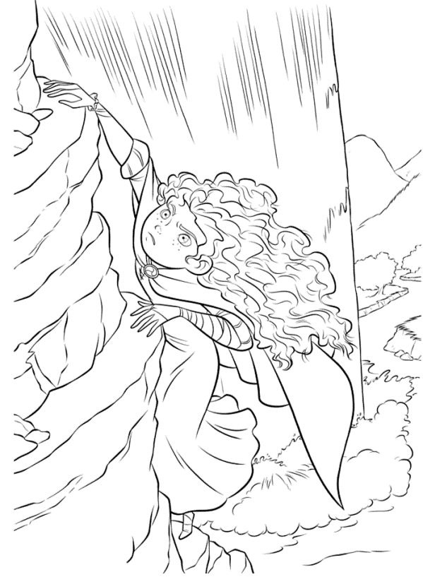 rock climbing coloring pages