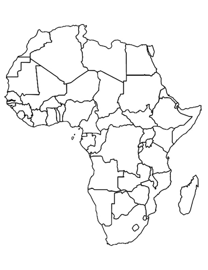 africa coloring pages to print