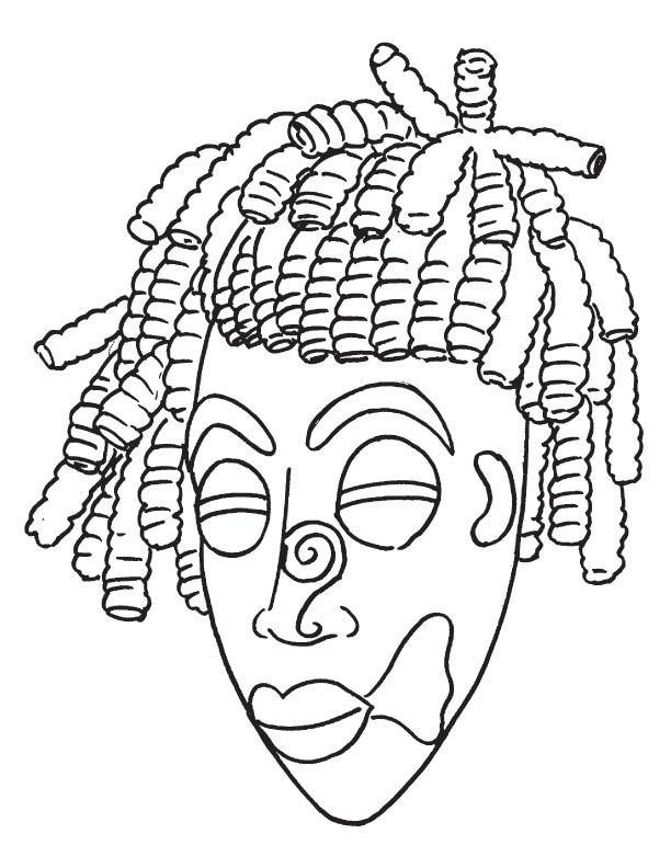 africa coloring pages