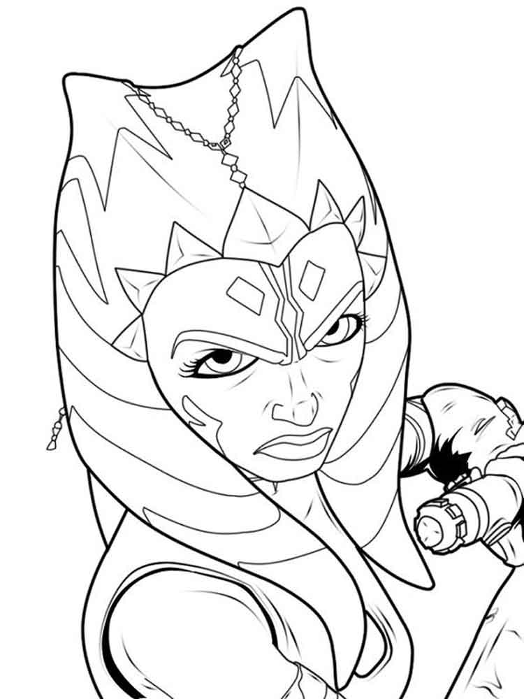 Ahsoka Tano Coloring Pages - Best Coloring Pages For Kids