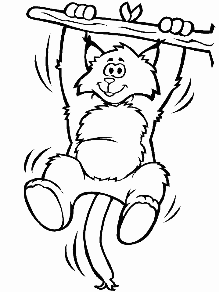 Cartoon Lynx Coloring Pages