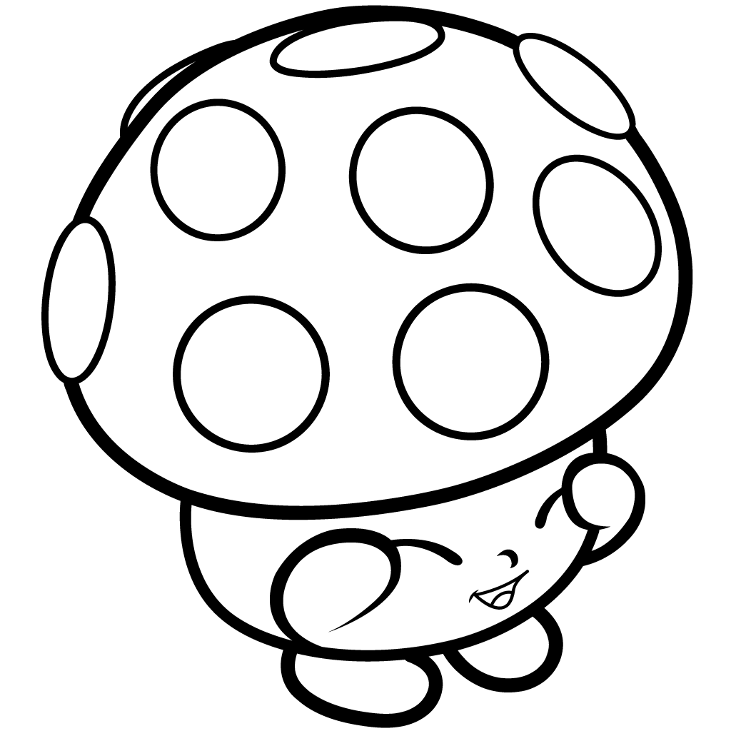 Printable Mushroom Coloring Pages