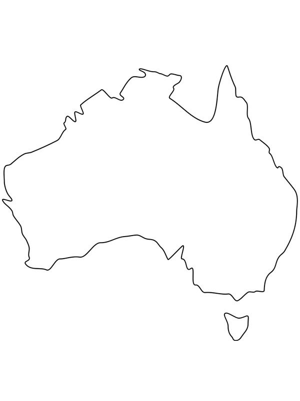 Easy Australia Map