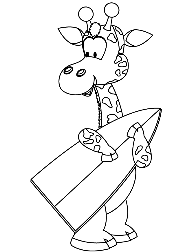 surfing coloring pages printable