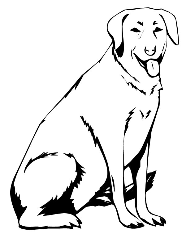 Labrador Coloring Pages - Best Coloring Pages For Kids