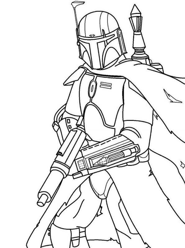 Mandalorian Coloring Pages - Best Coloring Pages For Kids