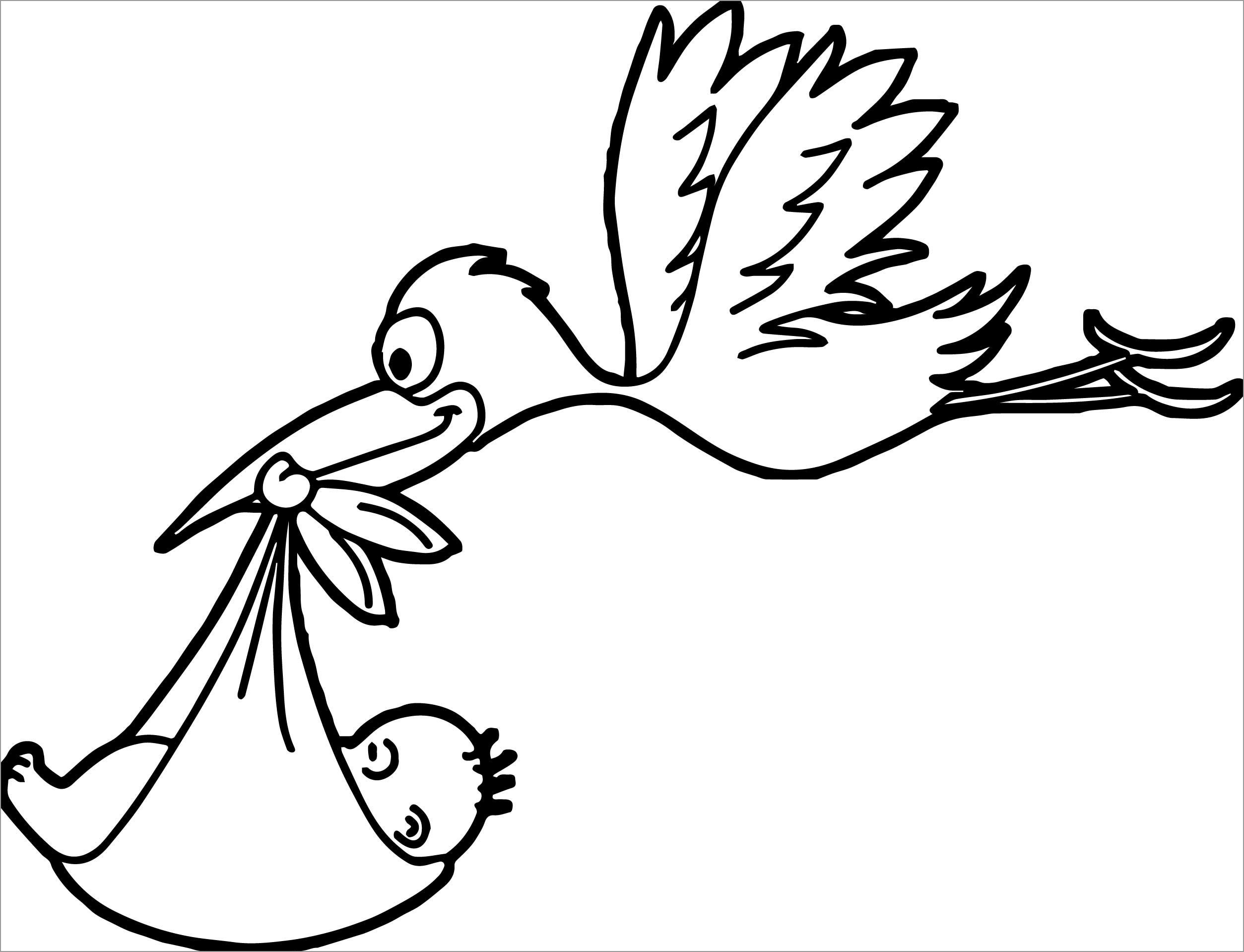 Stork Coloring Pages - Best Coloring Pages For Kids