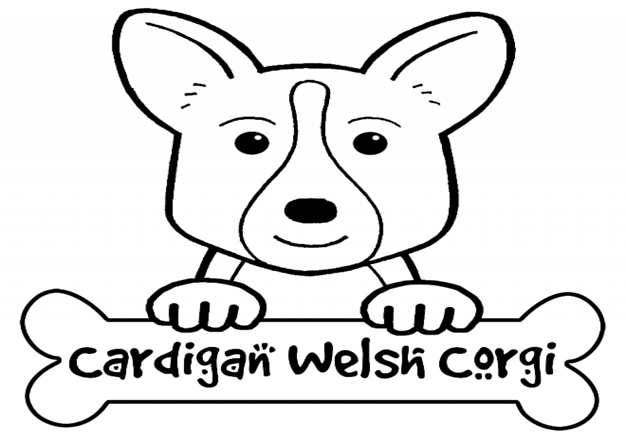 Cardigan Welsh Corgi Coloring Page