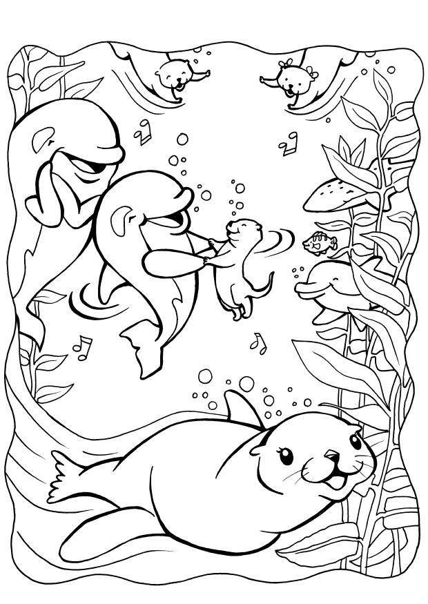 arctic hare coloring pages