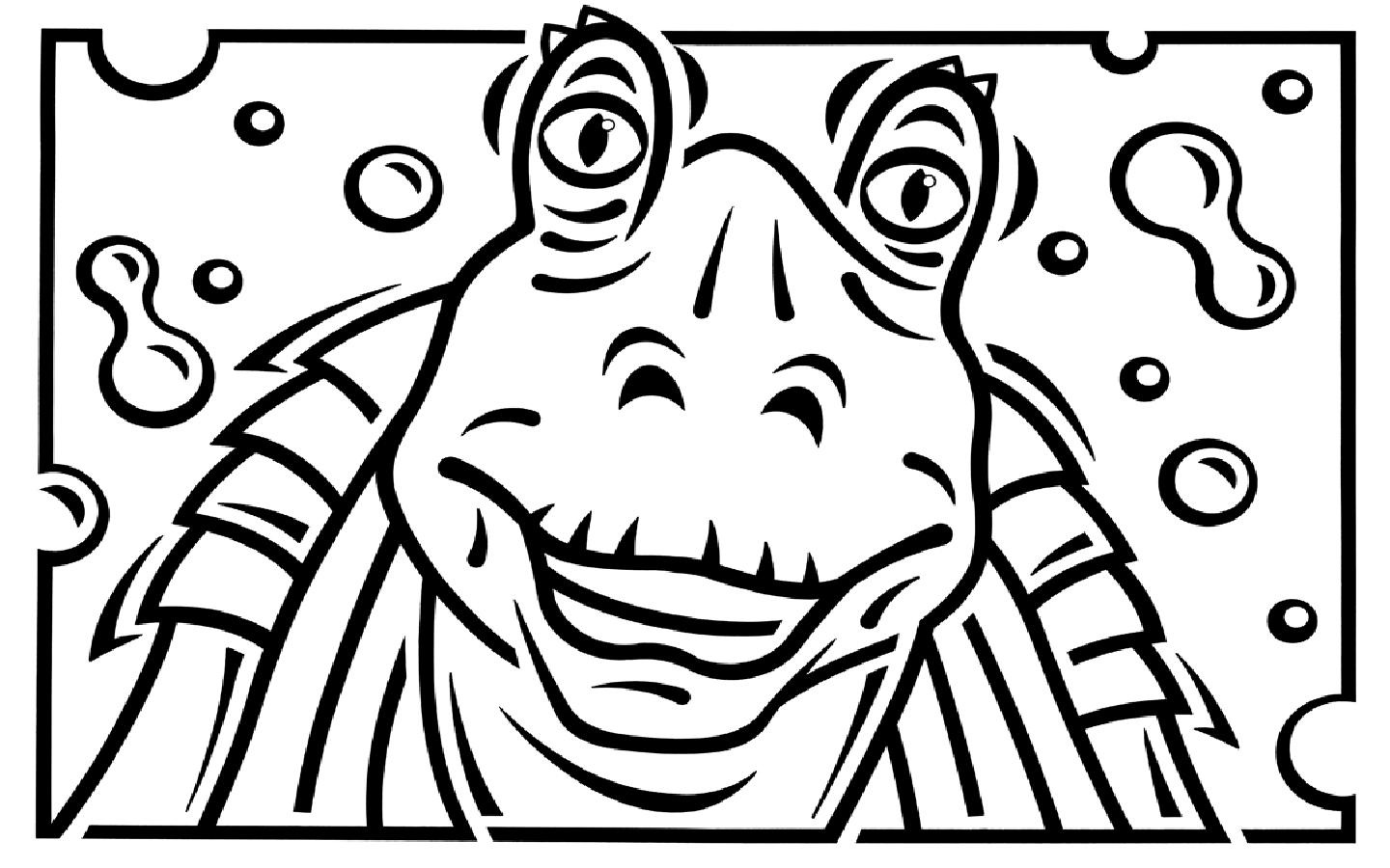 Download Jar Jar Binks Coloring Pages - Best Coloring Pages For Kids