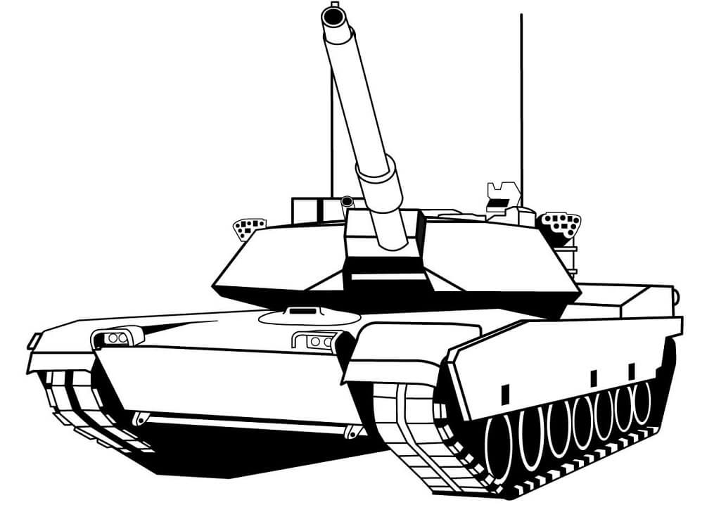 Army Tank Coloring Pages