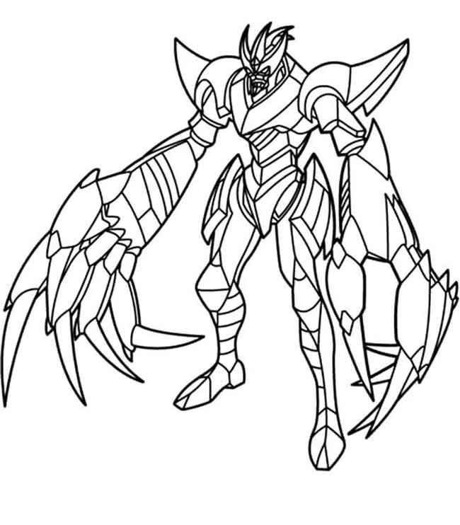 bakugan coloring pages masquerade