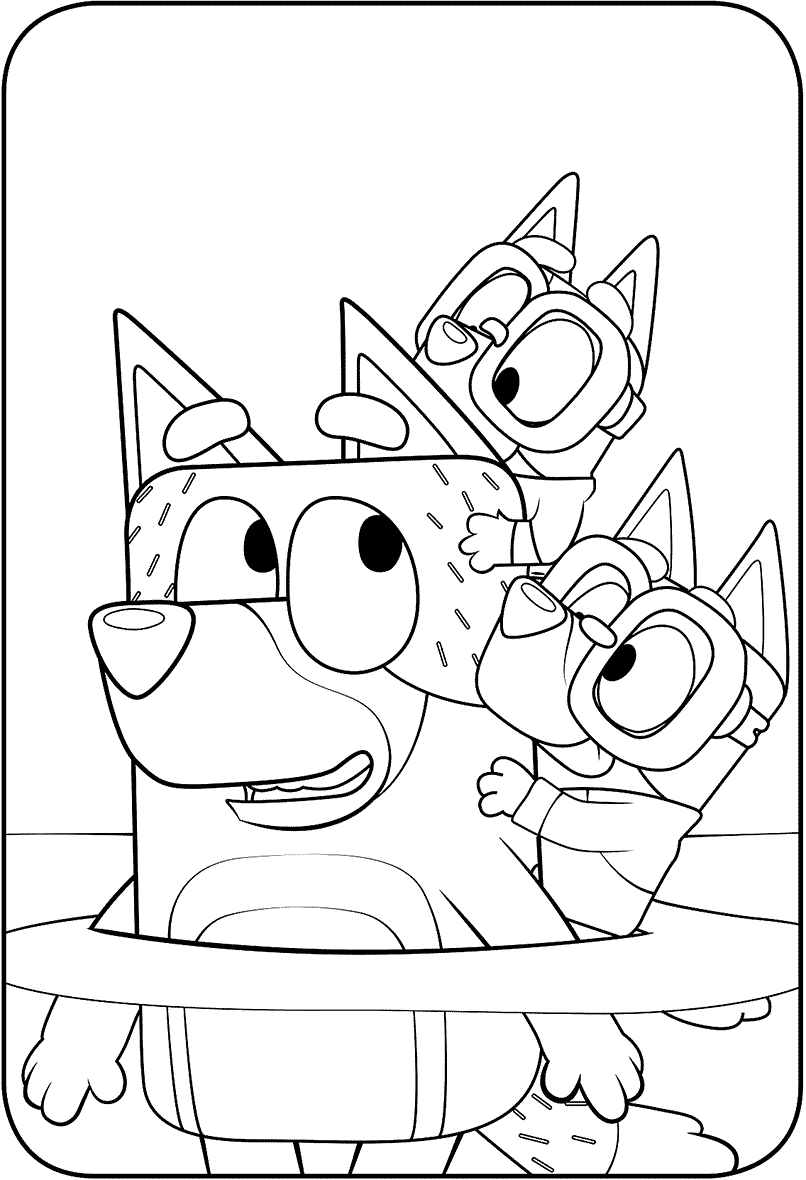 Bluey Coloring Pages Best Coloring Pages For Kids