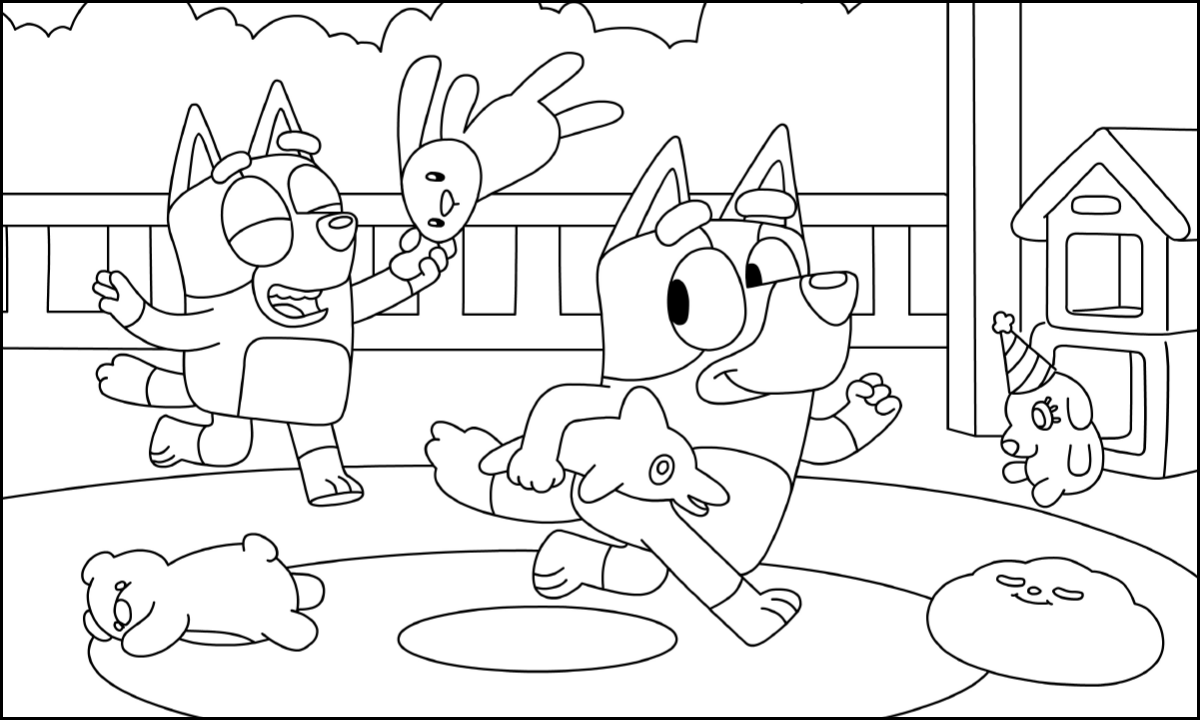 Bluey Coloring Pages - Best Coloring Pages For Kids