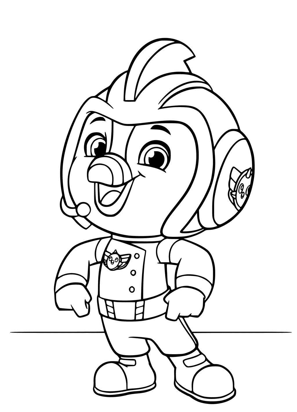Brody Puffin Coloring Page