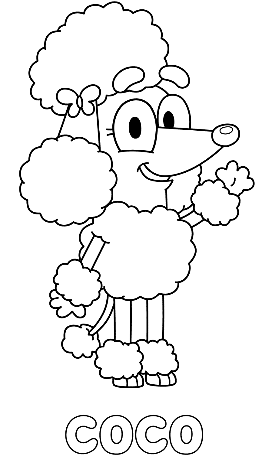 Bluey Coloring Pages Best Coloring Pages For Kids