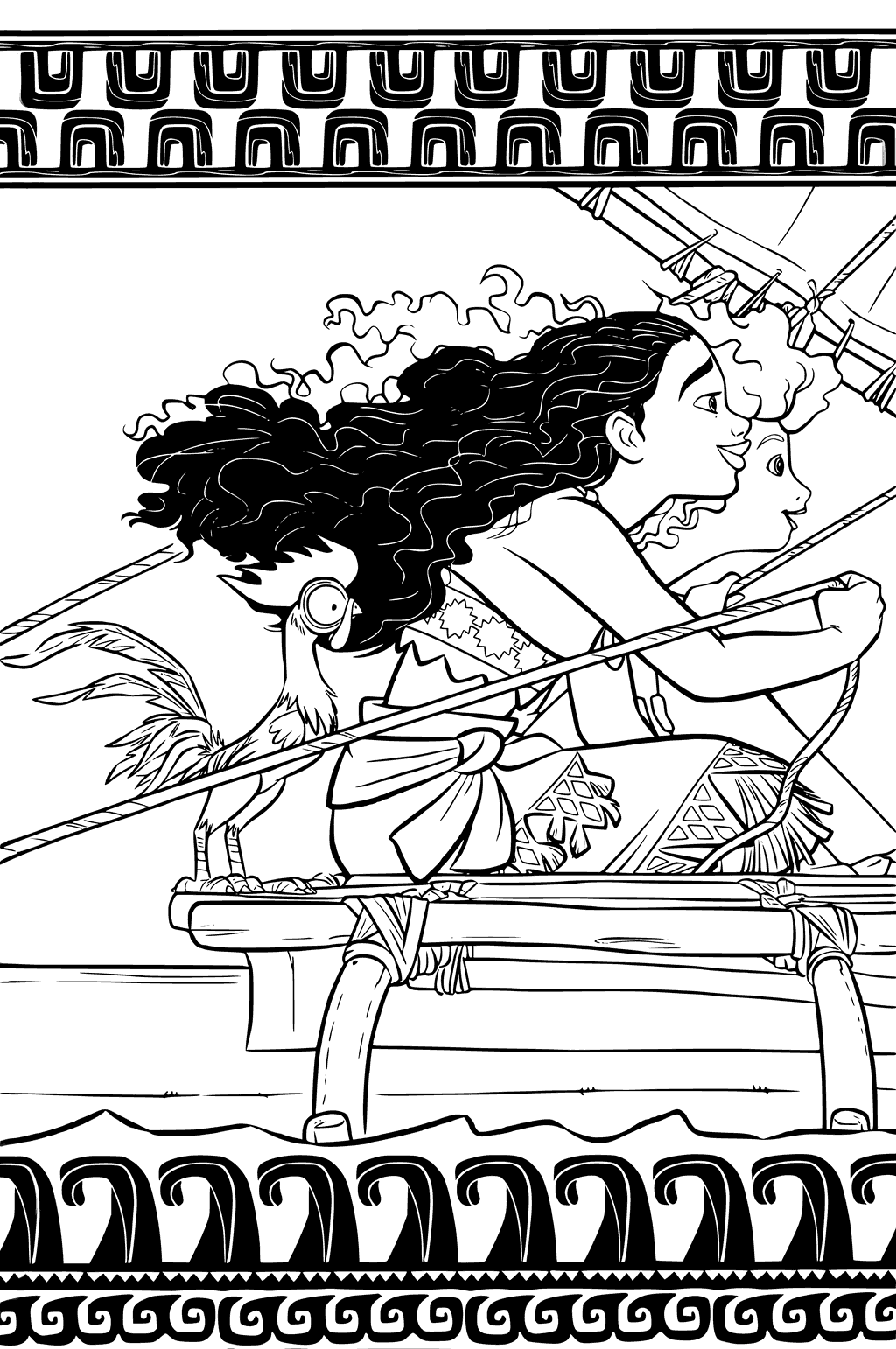 Disney Sailing Coloring Pages