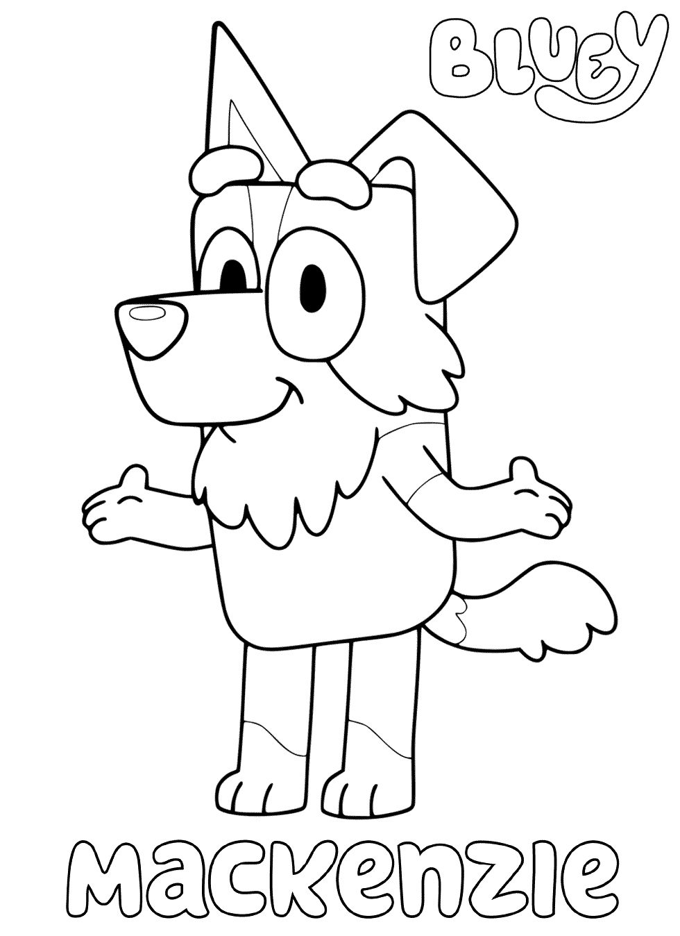 Bluey Coloring Pages Best Coloring Pages For Kids