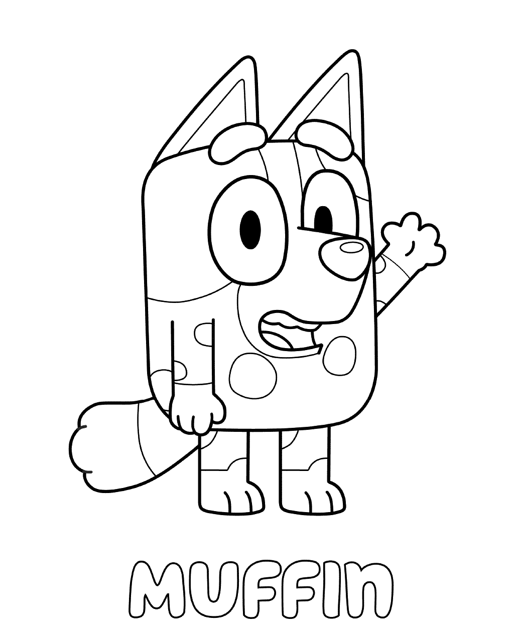 450 Bluey Coloring Pages Dad  HD