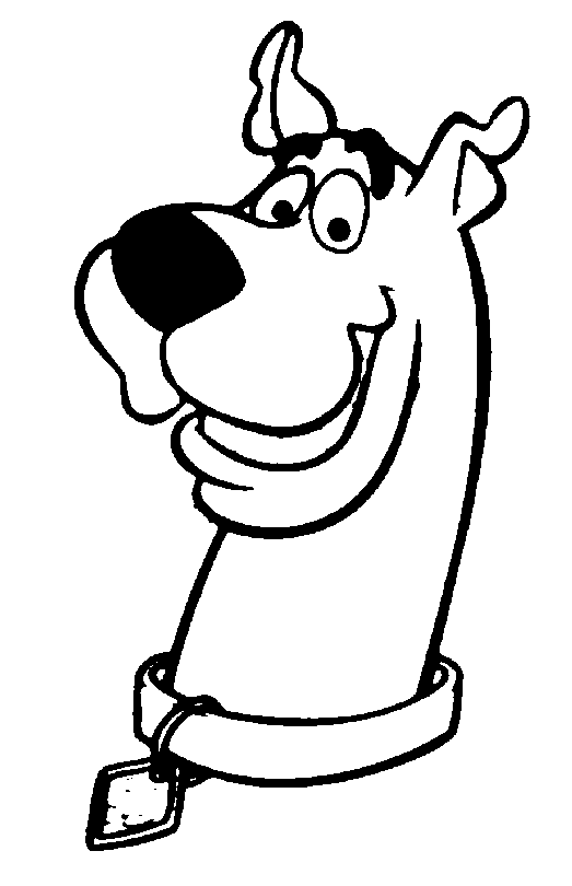 Scooby Doo Great Dane Coloring Page
