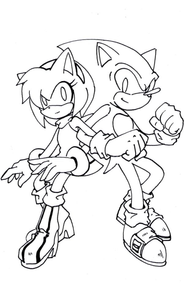 Amy Rose Páginas para Colorir - Diversão para Sonic Fãs de todas as idades