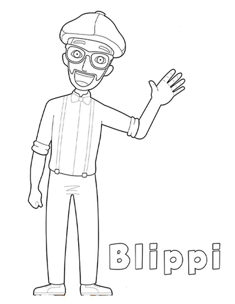 58 Collection Blippi Christmas Coloring Pages  Latest Free