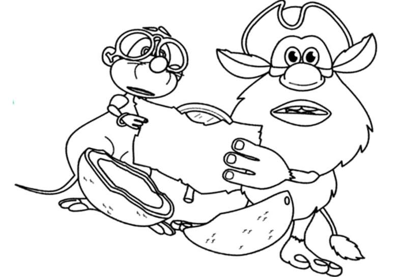 Booba And Loola Coloring Pages