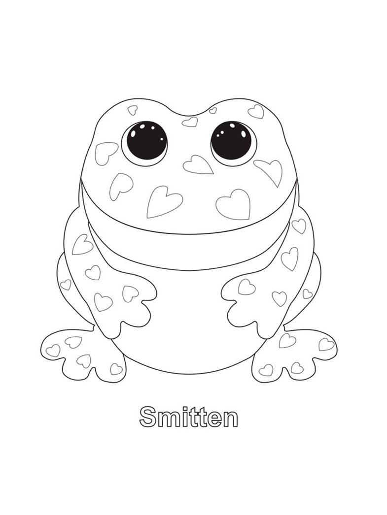 free printable beanie boo coloring pages