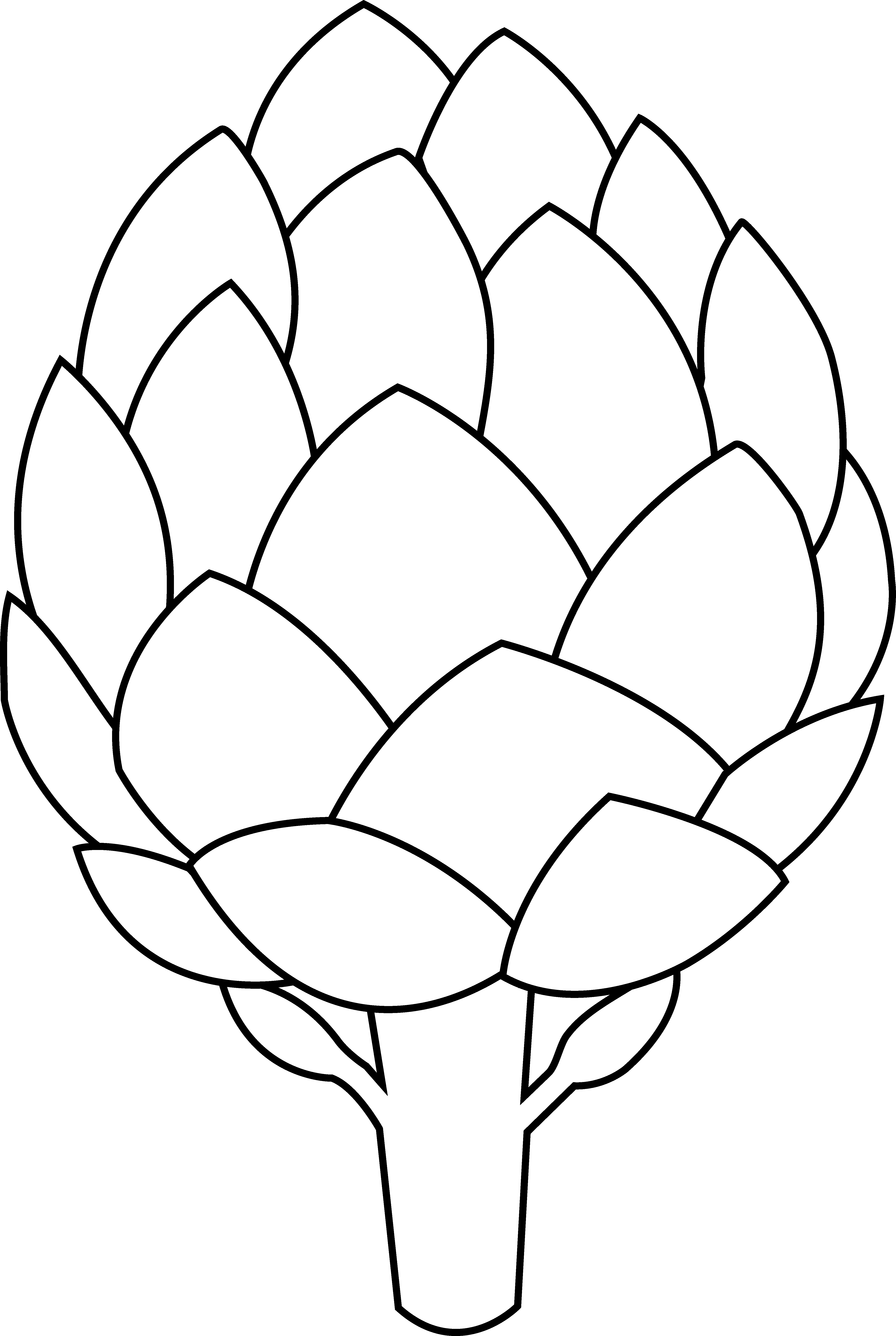 Artichoke Coloring Pages