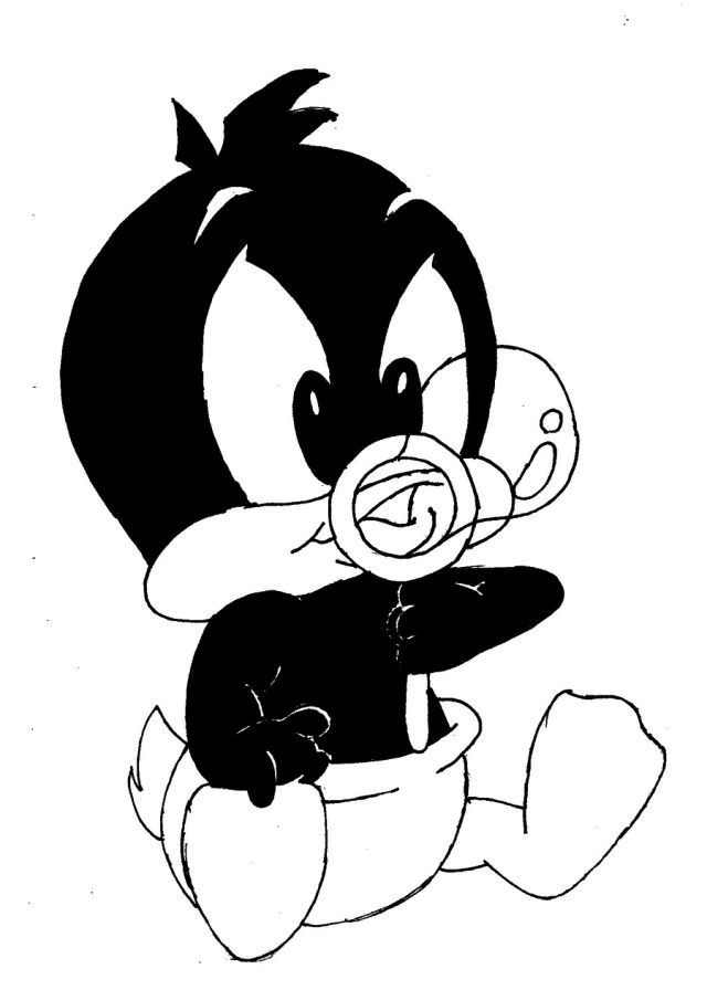 Baby Daffy Duck Printable