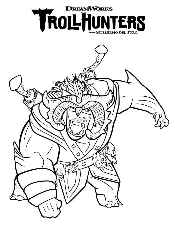 Bular Troll Hunters Coloring Pages