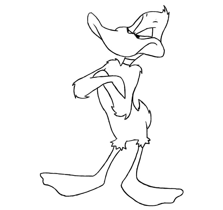 Daffy Duck Coloring Page