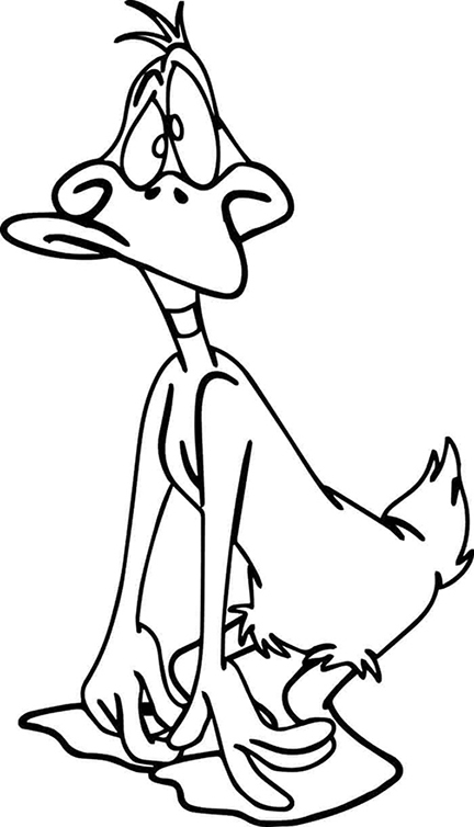 Daffy Duck Printable Coloring Pages