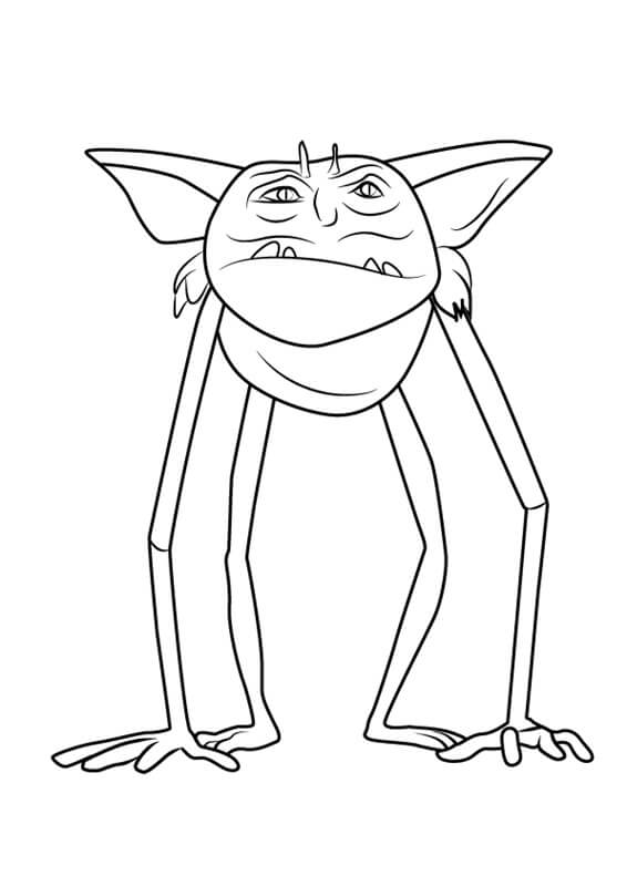 Goblin From Troll Hunters Coloring Page