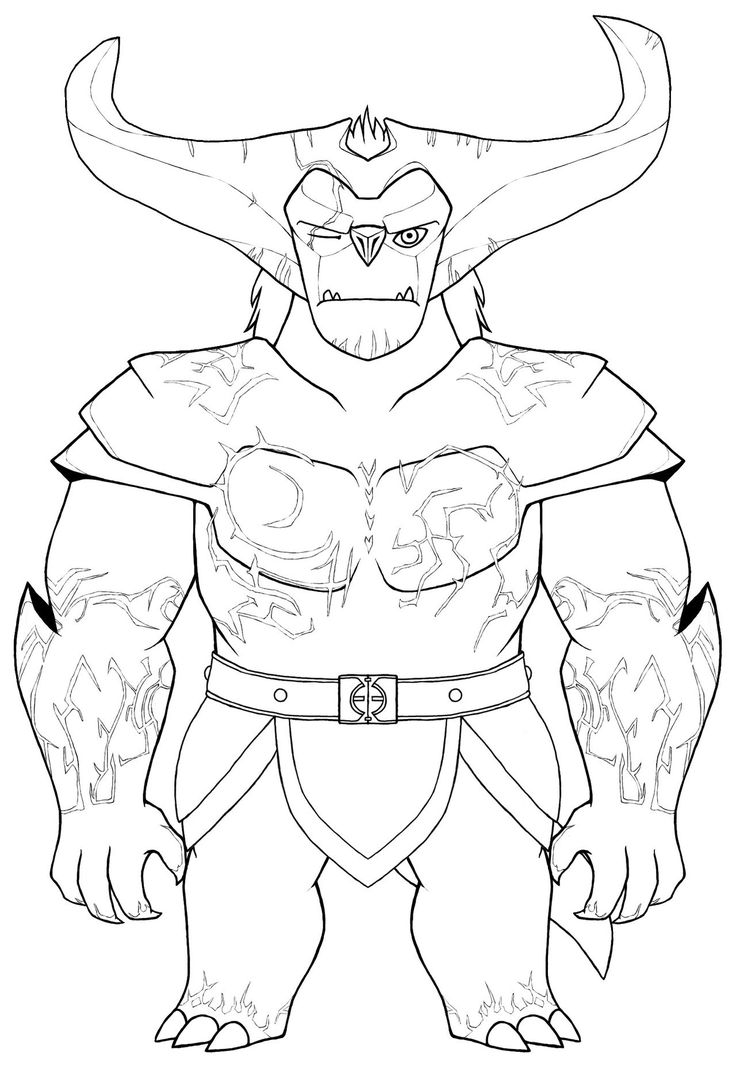Gunmar Troll Hunters Coloring Pages