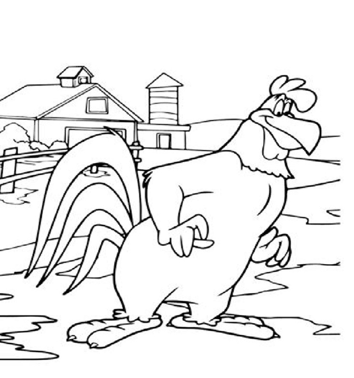 Foghorn Leghorn Looney Tunes Coloring Pages