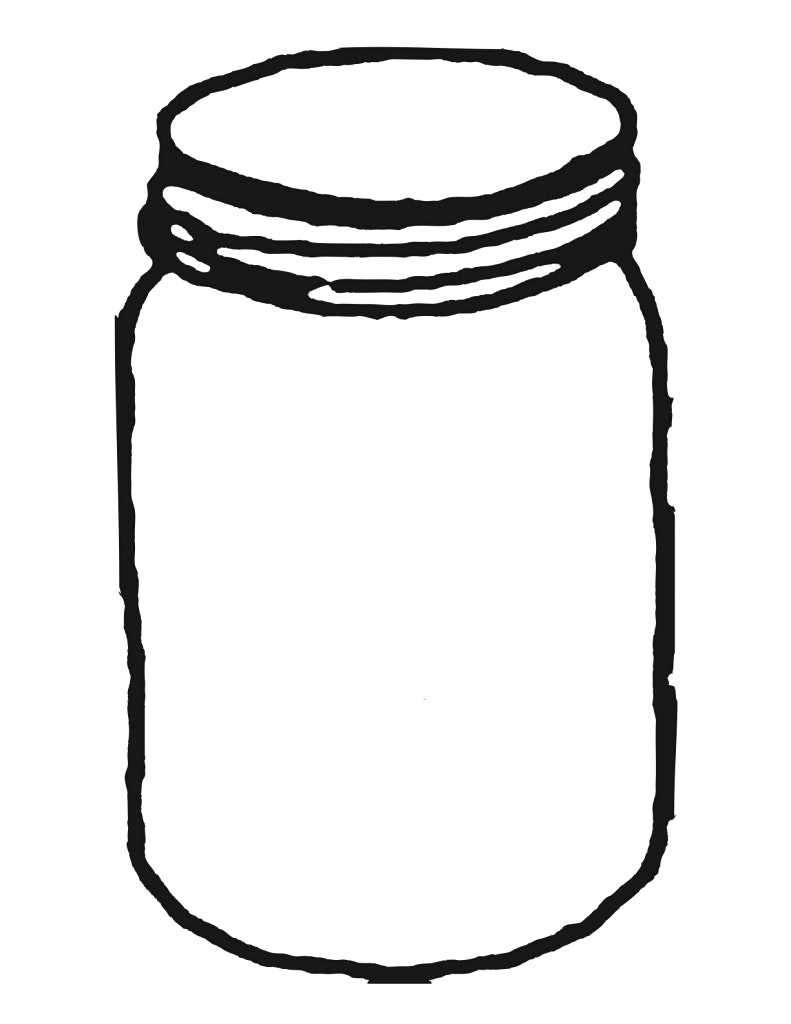 Jar For Pickles Coloring Pages